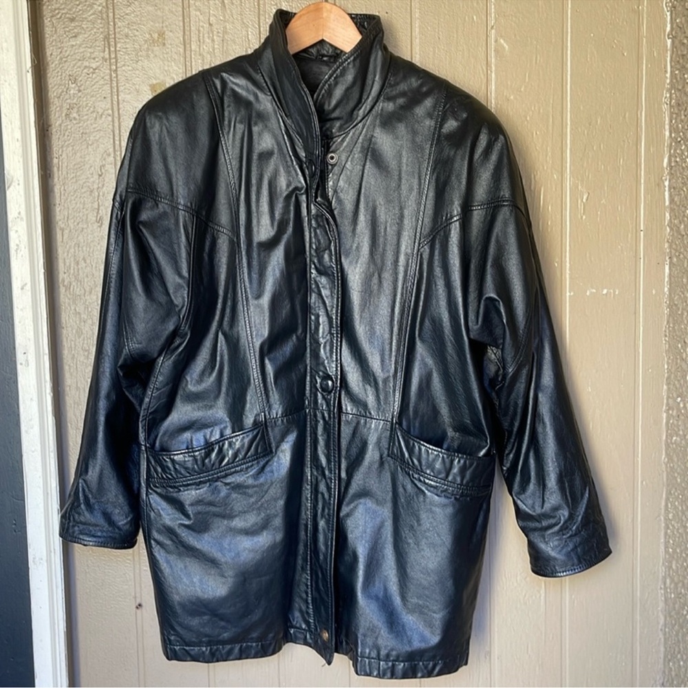 Traditional Trends Vintage Black Leather Jacket